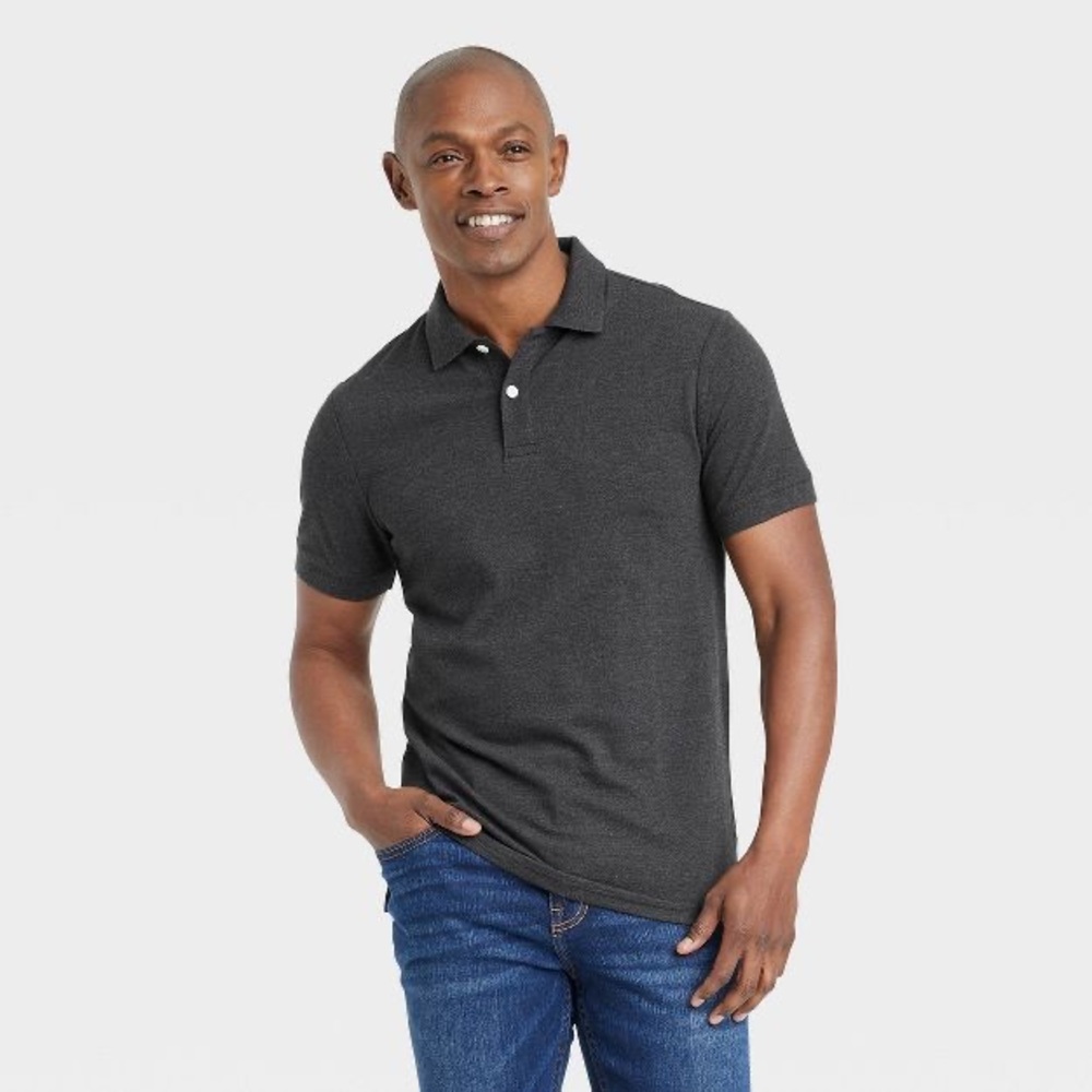 Goodfellow dark grey Loring polo